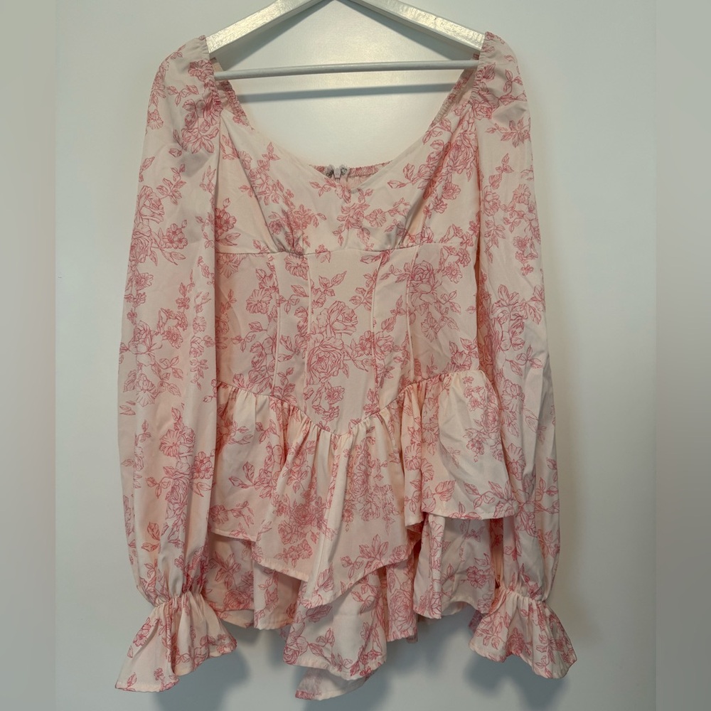 Floral Pink Romper